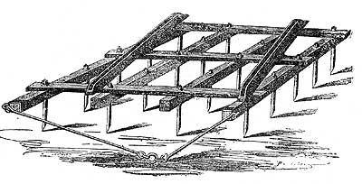Пример деревянной бороны